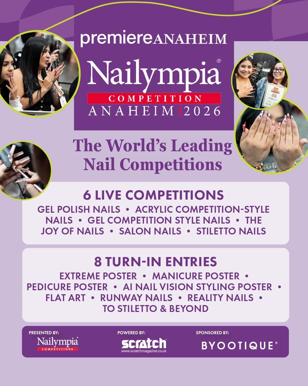 Post 4 by Nailympia Competitions on Instagram (carousel)