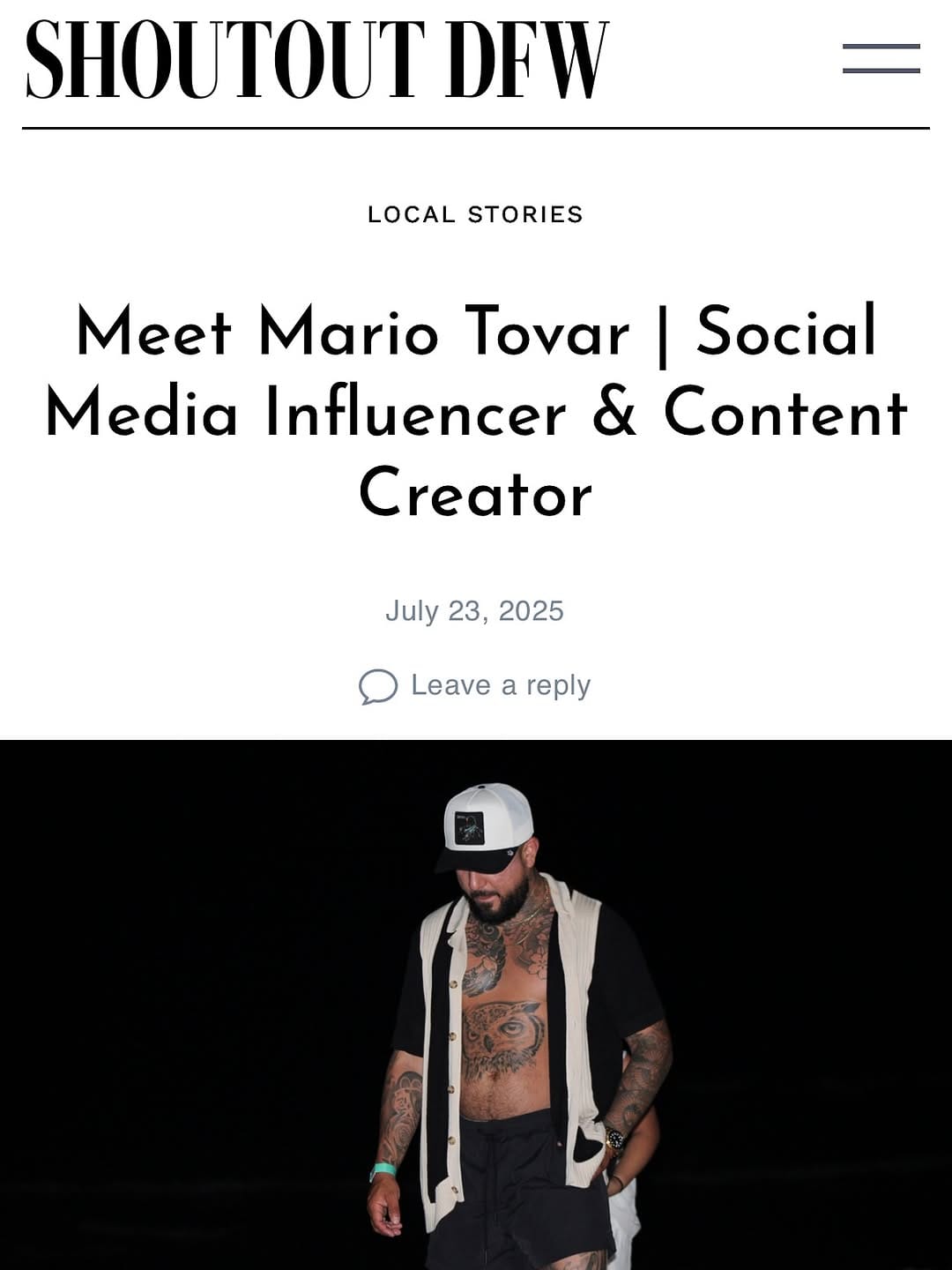 Post 8 by Mario Tovar on Instagram (carousel)