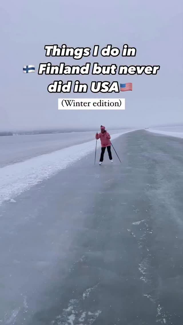 Post 4 by Jade Ventoniemi | American in Finland on Instagram (video)