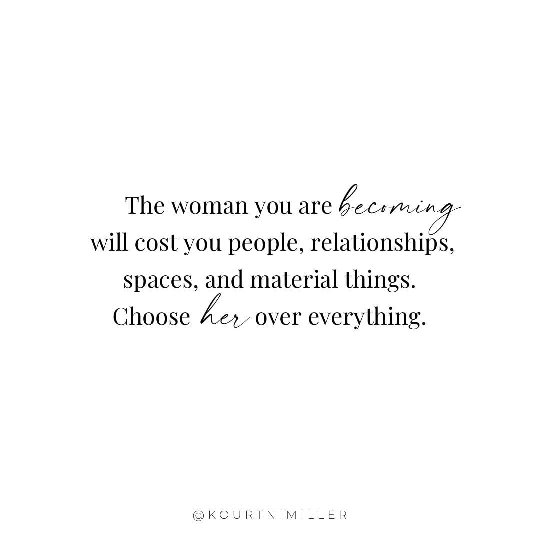 Post 9 by Kourtni | Personal Growth Strategist + Mindset Coach on Instagram (image)