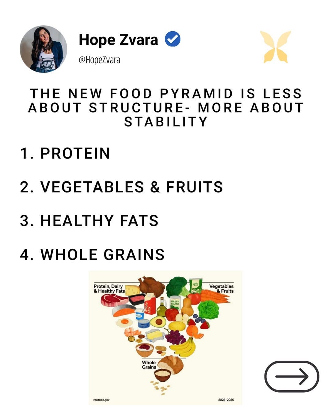 Post 1 by Hope Zvara - Entrepreneur on Instagram (carousel)