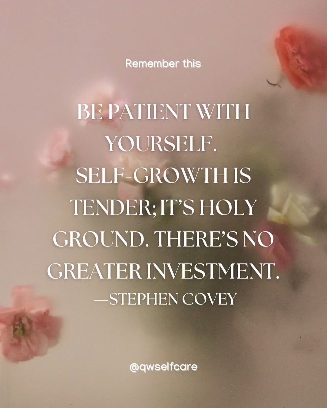 Post 8 by QW Self Care on Instagram (image)