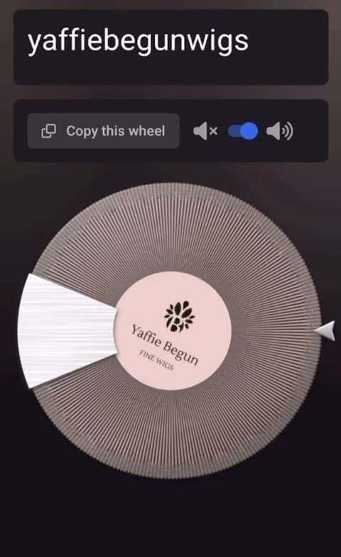 Post 2 by Yaffie Begun Wigs on Instagram (video)
