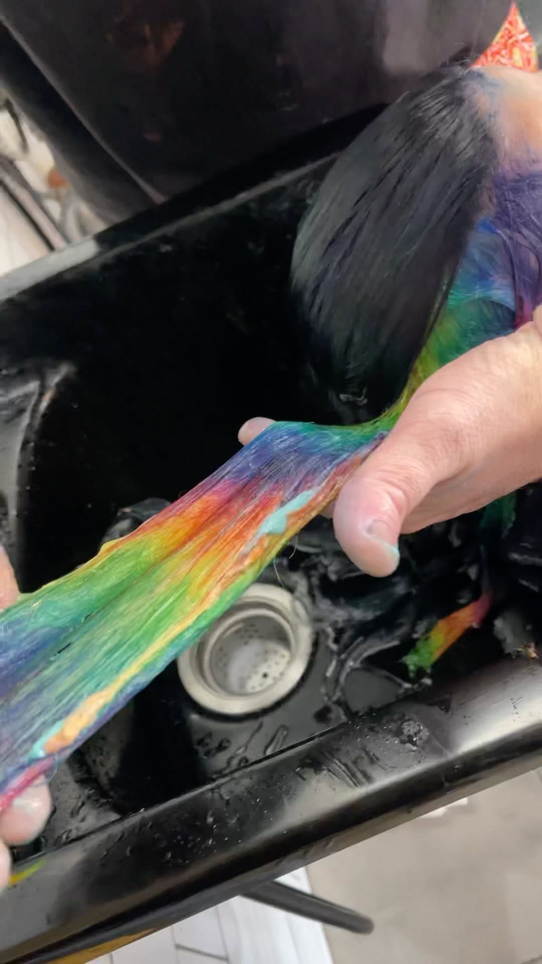 Post 10 by Denver Rainbow Hair on Instagram (video)