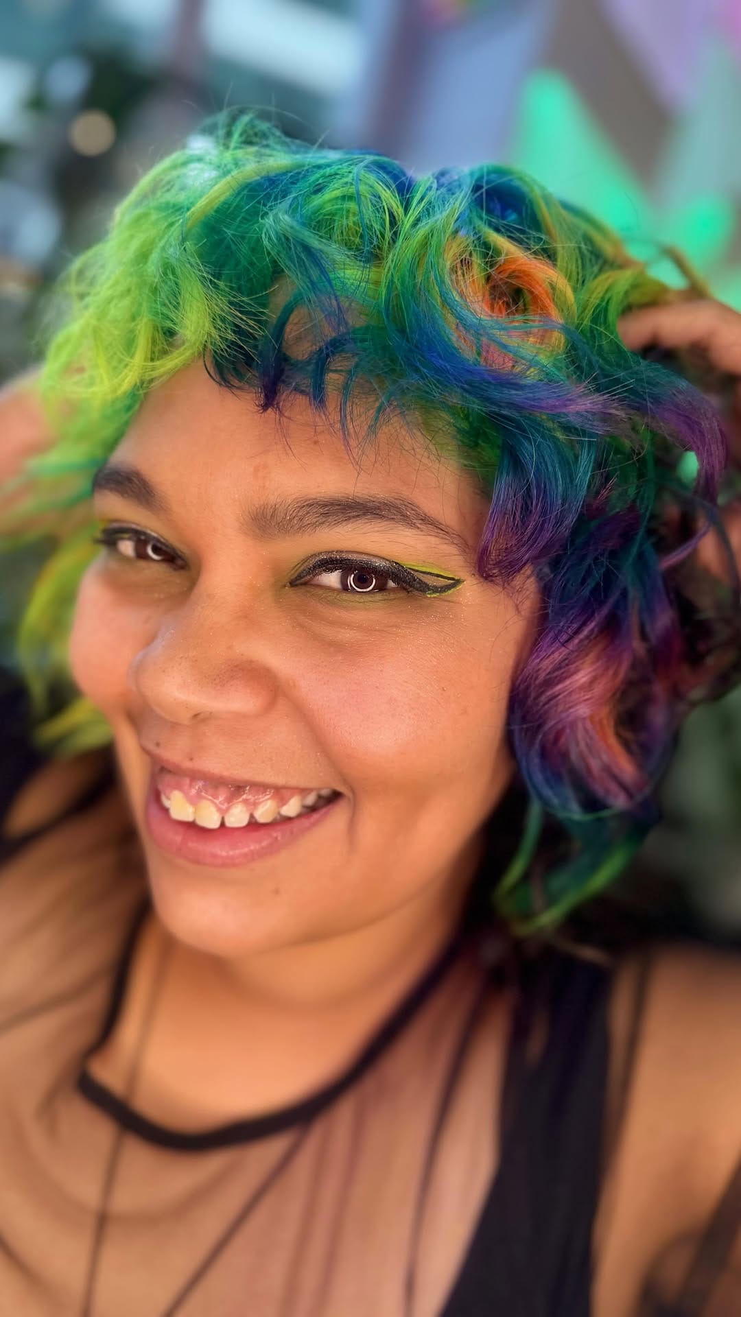 Post 1 by Denver Rainbow Hair on Instagram (video)