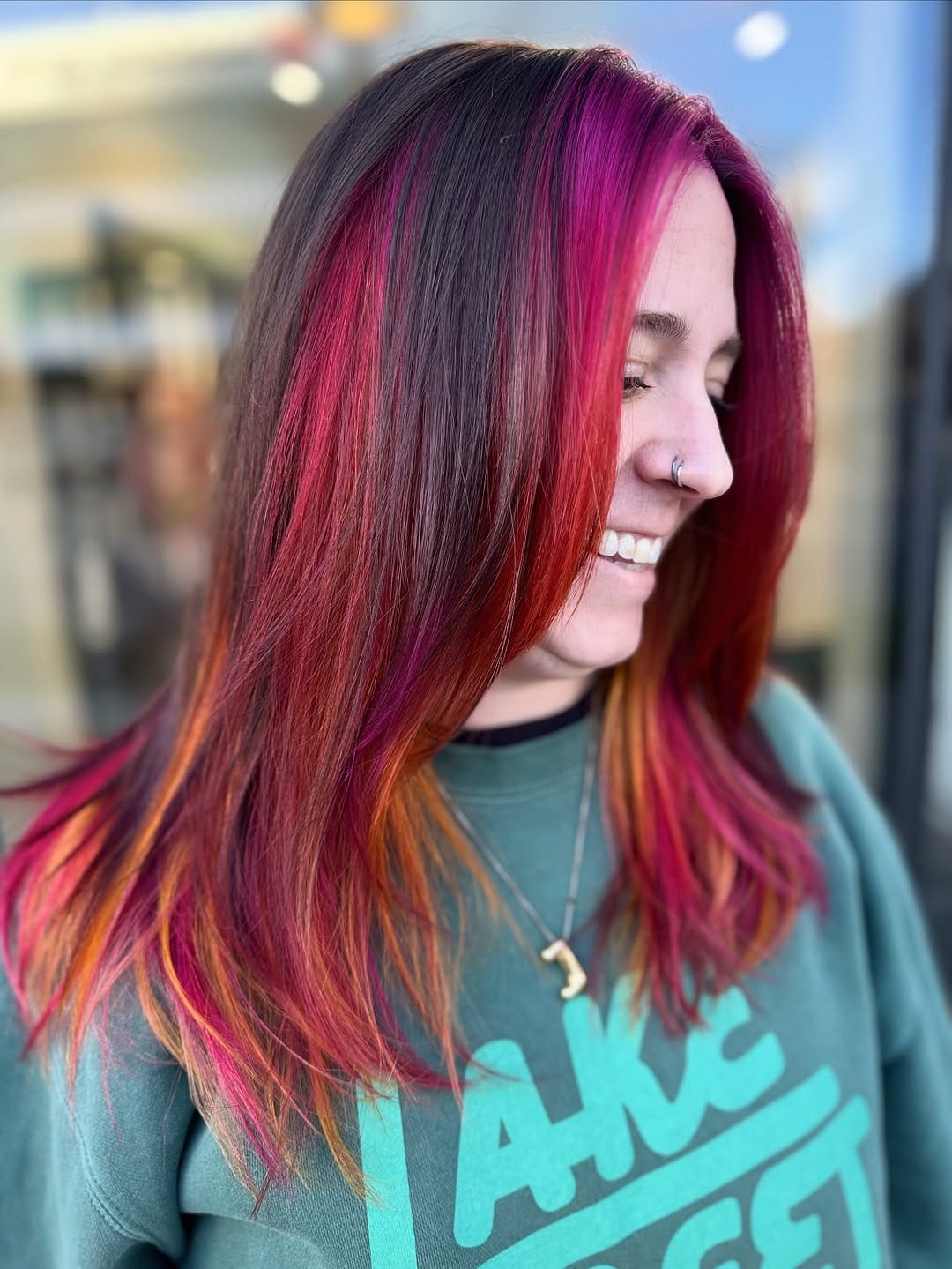 Post 5 by Denver Rainbow Hair on Instagram (carousel)