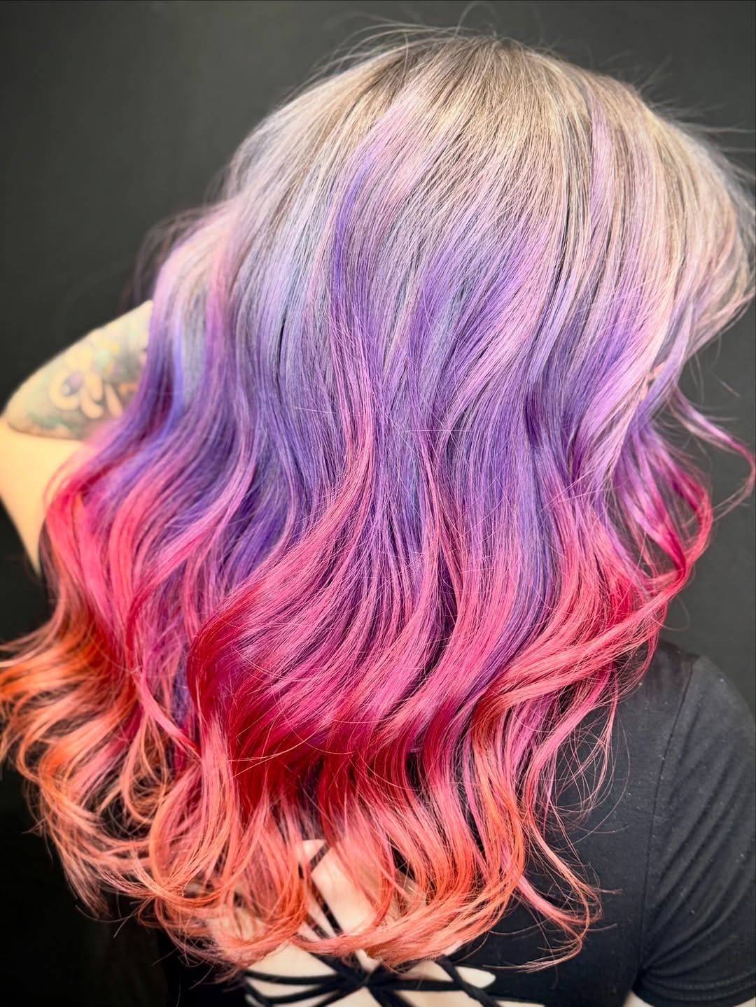 Post 4 by Denver Rainbow Hair on Instagram (image)