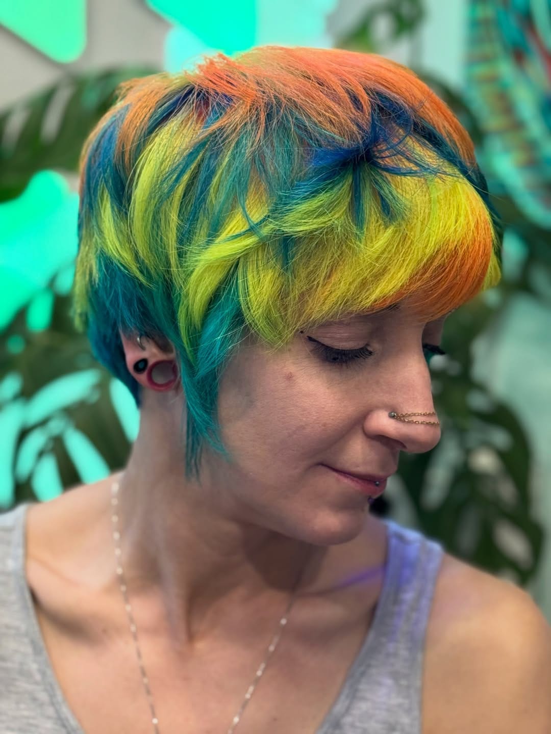 Post 3 by Denver Rainbow Hair on Instagram (carousel)