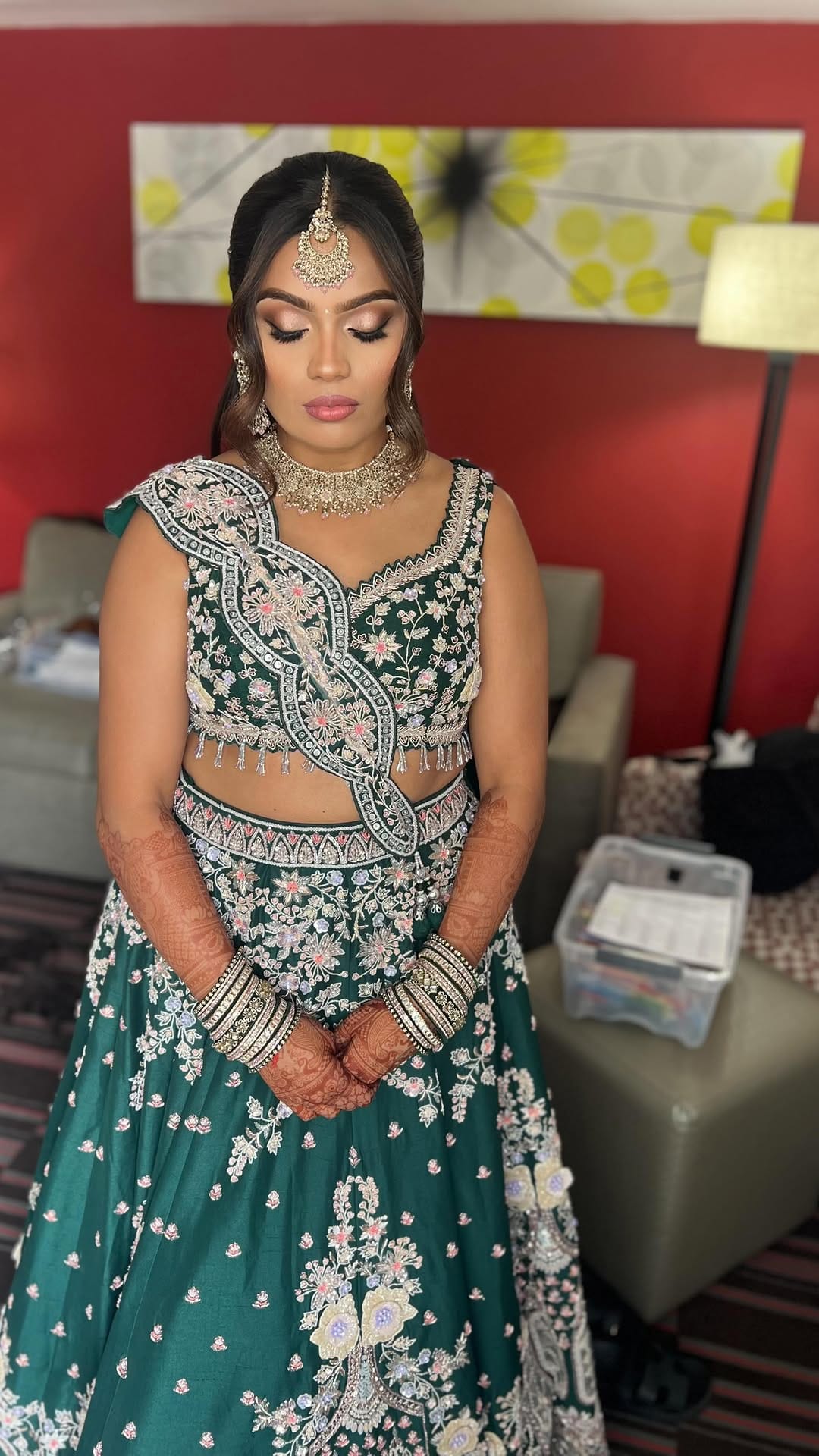 Post 1 by Ms Painted Lady|Luxury Bridal on Instagram (video)