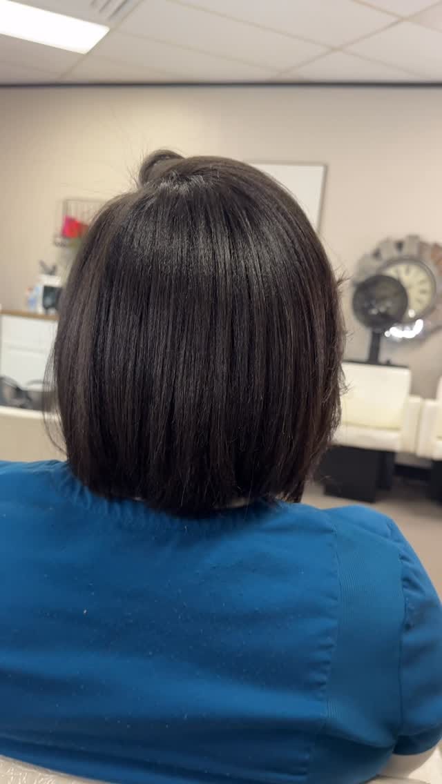 Post 1 by Houston SilkPress Stylist on Instagram (video)