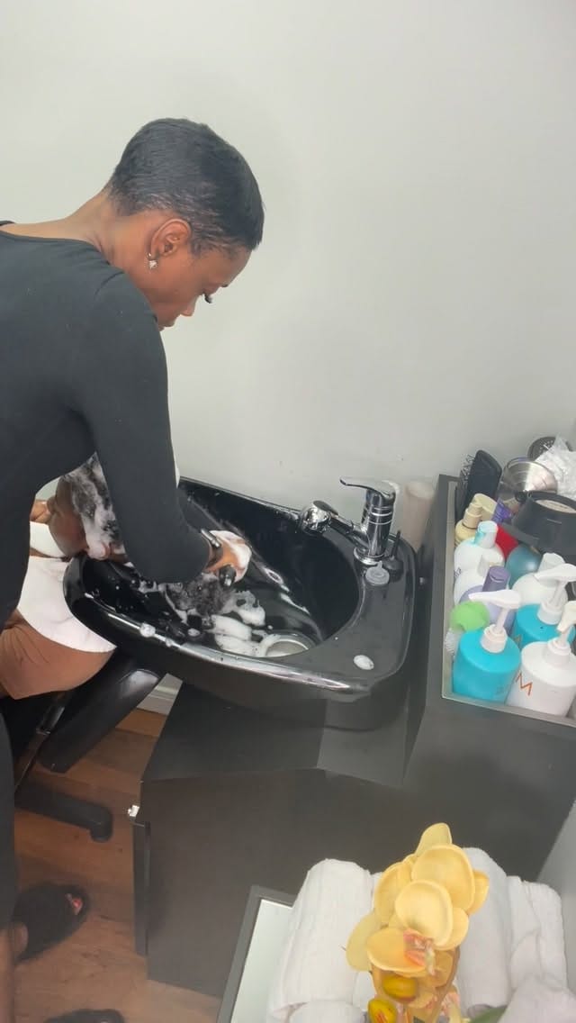 Post 2 by Houston SilkPress Stylist on Instagram (video)