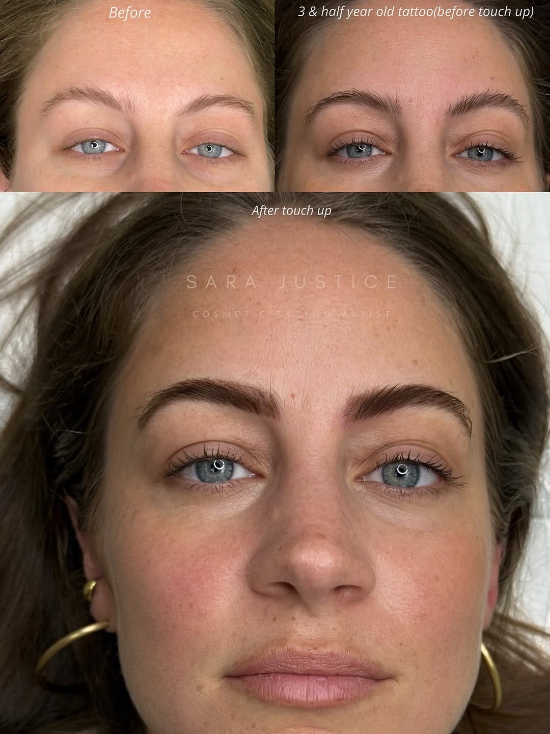 Post 6 by SARA JUSTICE COSMETIC TATTOO on Instagram (carousel)