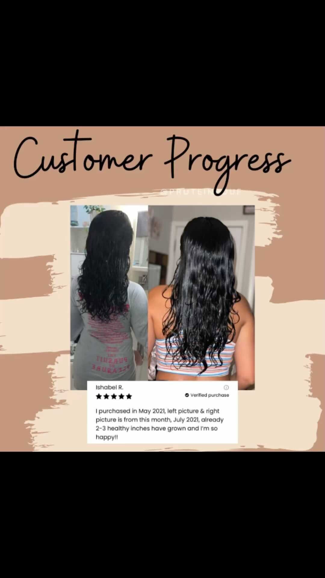 Post 9 by Protein Pouf Botanicals ⭐️⭐️⭐️⭐️⭐️ on Instagram (video)