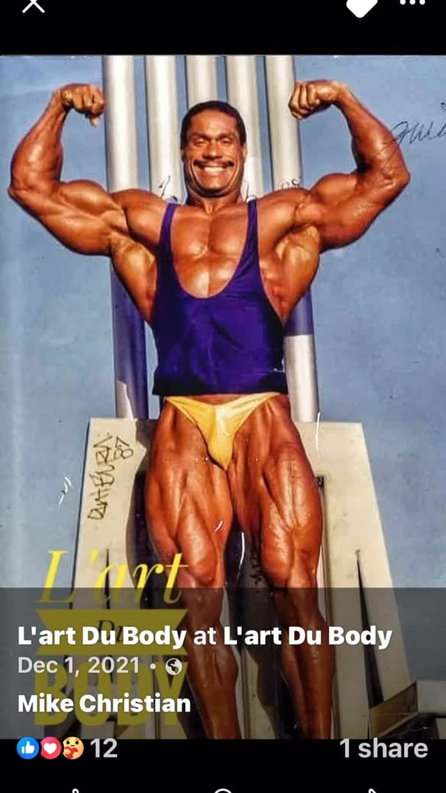 Post 2 by IFBB PRO Mike Christian on Instagram (video)