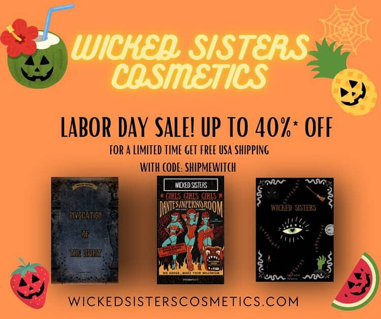 Post 3 by Wicked Sisters Cosmetics™ on Instagram (image)
