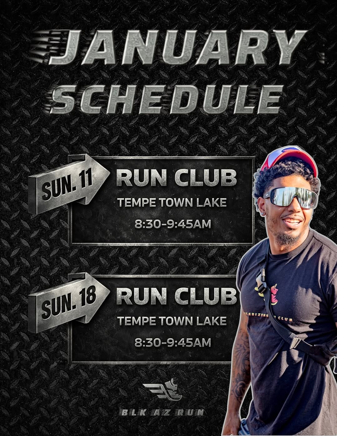 Post 2 by BLK Arizona Run Club on Instagram (carousel)
