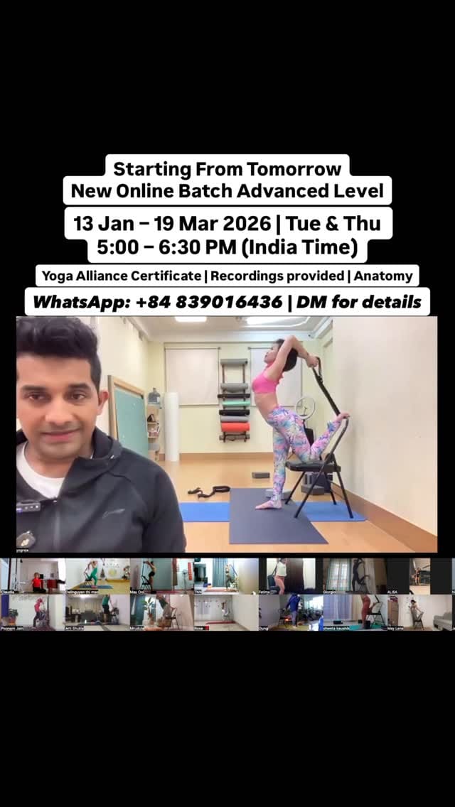 Post 3 by Raja Gupta (YouTube > Yograja) on Instagram (video)