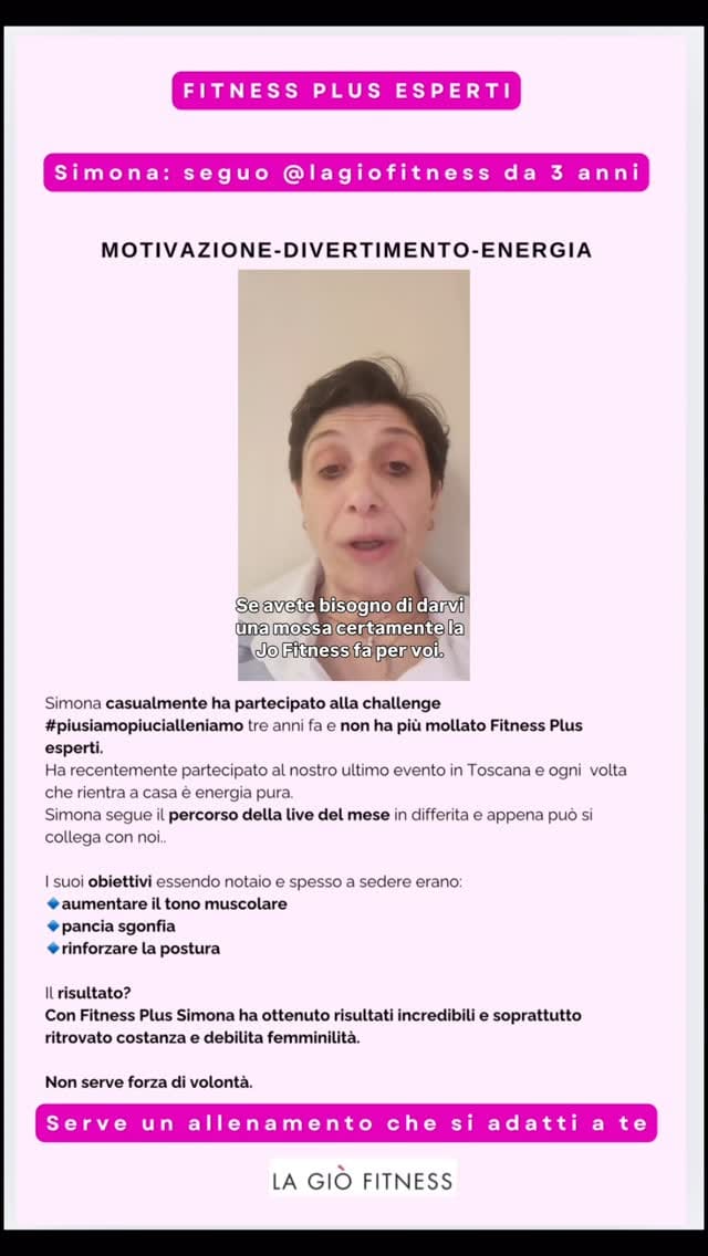 Post 5 by Giovanna Dallari | perimenopausa e allenamento on Instagram (video)