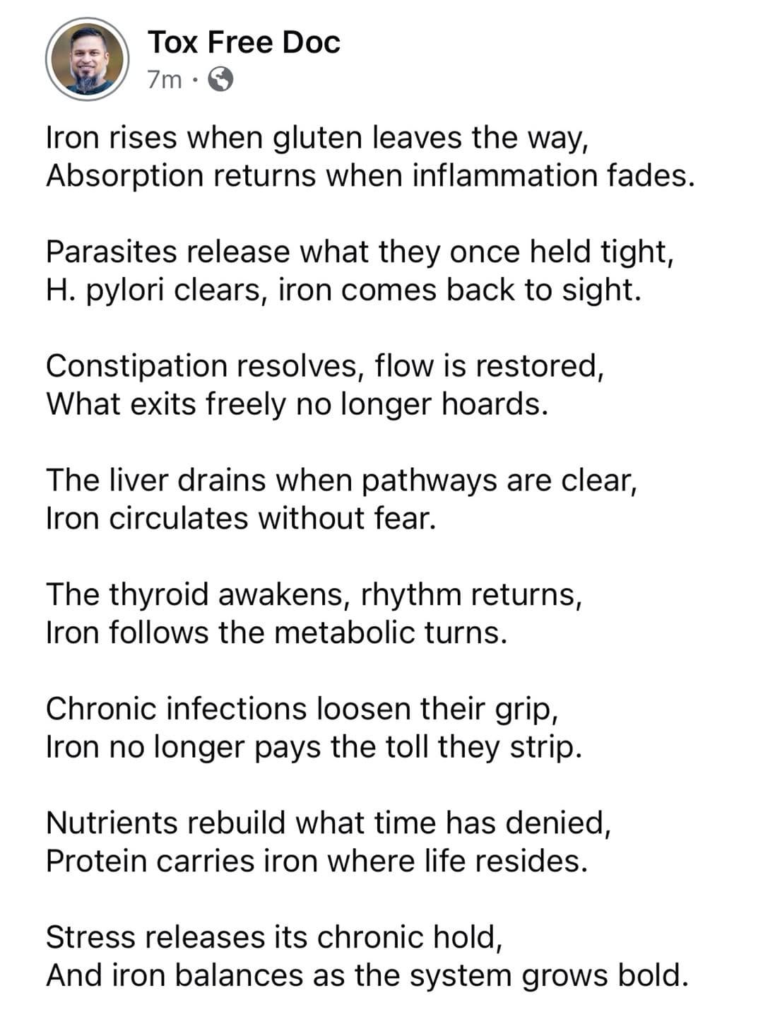 Post 4 by Dr. Ian Hosein, PhD, HHP on Instagram (image)