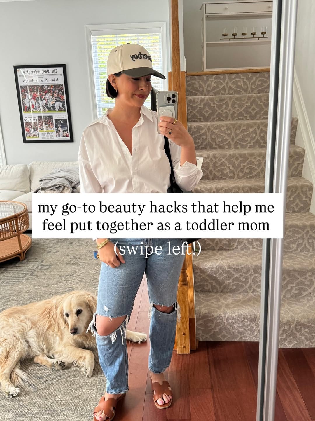 Post 1 by Claire Ashley | Women Over 30 | Mom Hacks | Save Time on Instagram (carousel)