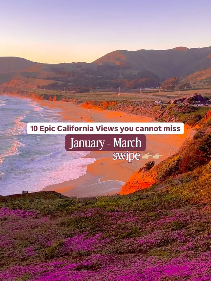 Post 3 by Nell Narasappa | California Travel & Outdoor Adventure on Instagram (carousel)