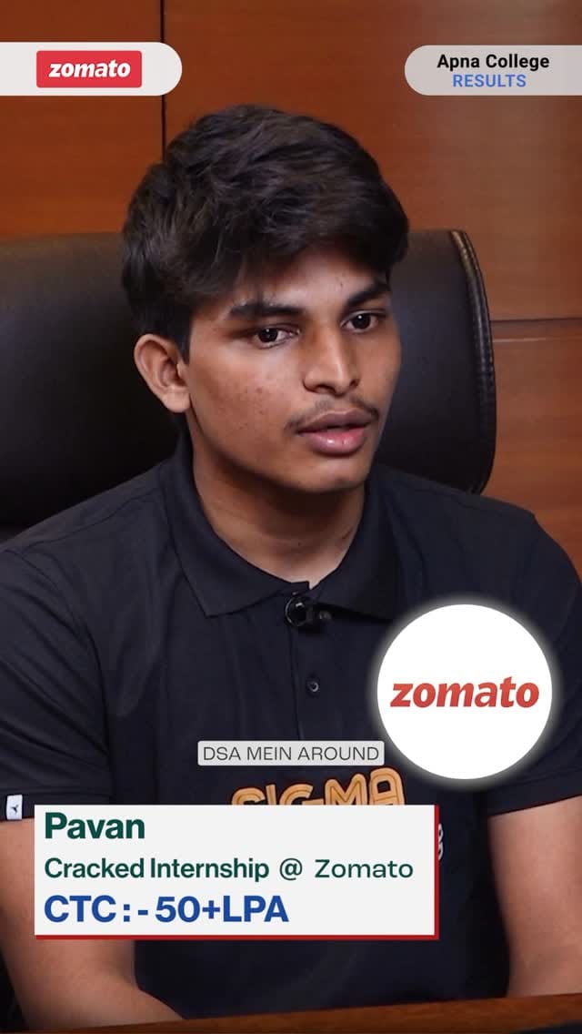 Post 2 by Apna College on Instagram (video)