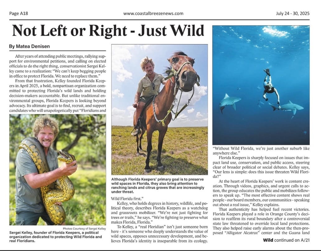 Post 9 by Sergei Kelley | Diving and “Running Wild” Florida + 🌍 on Instagram (carousel)