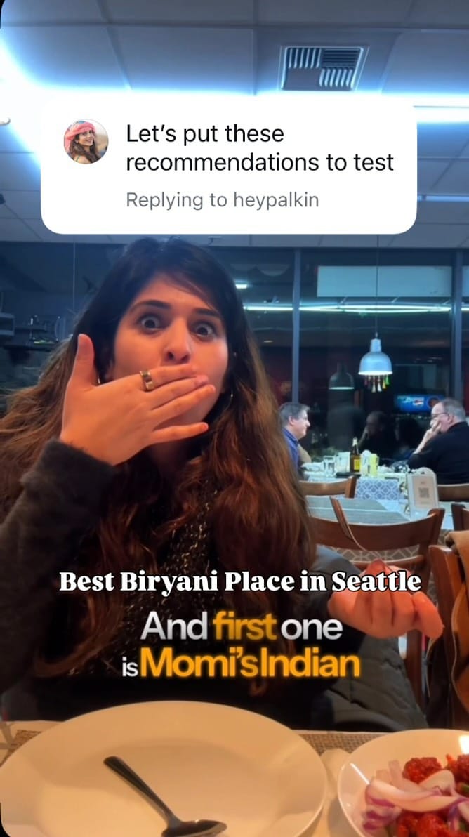 Post 7 by Palkin | Culinary Trails & Travel Tales | 📍Seattle and Beyond on Instagram (video)