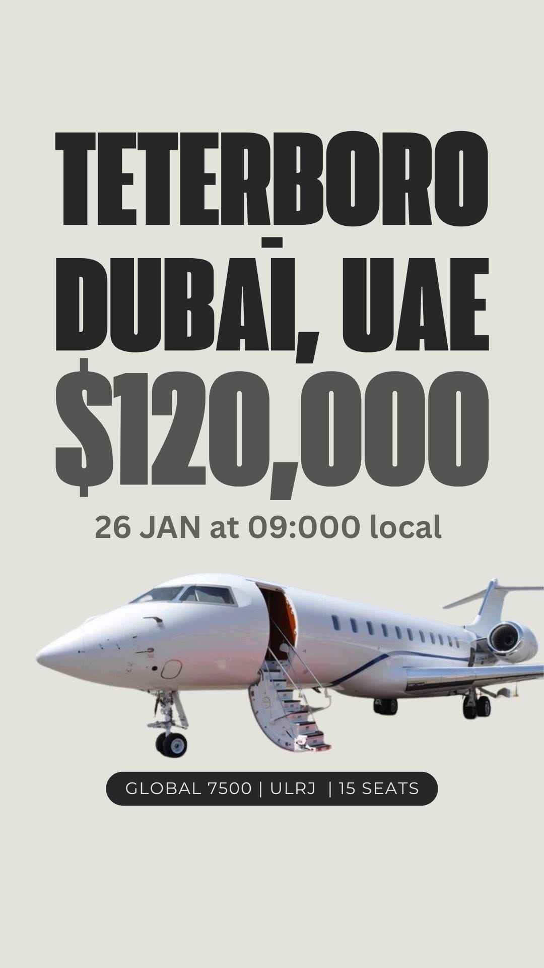Post 1 by saharaJETS | Private Jet Charter on Instagram (video)