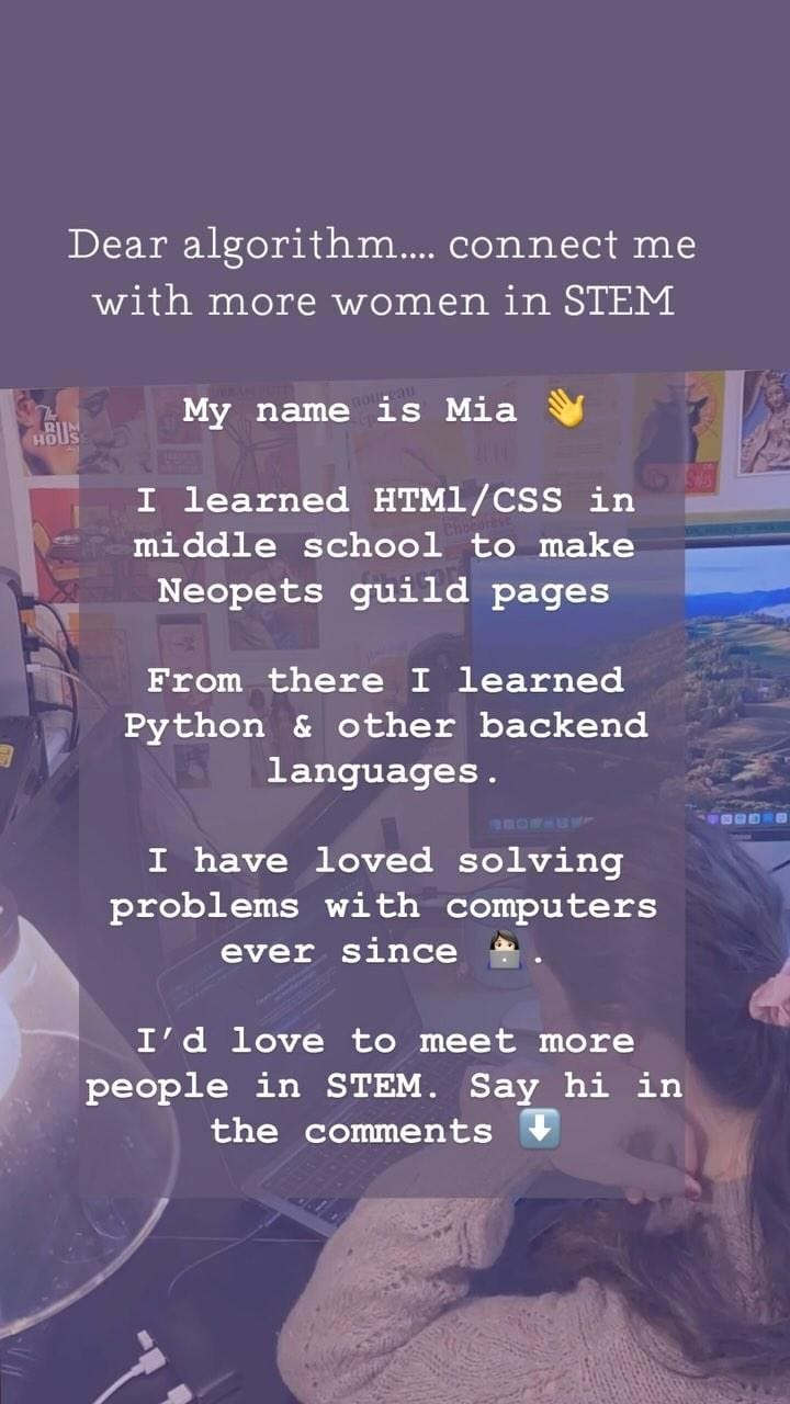Post 10 by Mia 👩🏻‍💻 web dev & software on Instagram (video)
