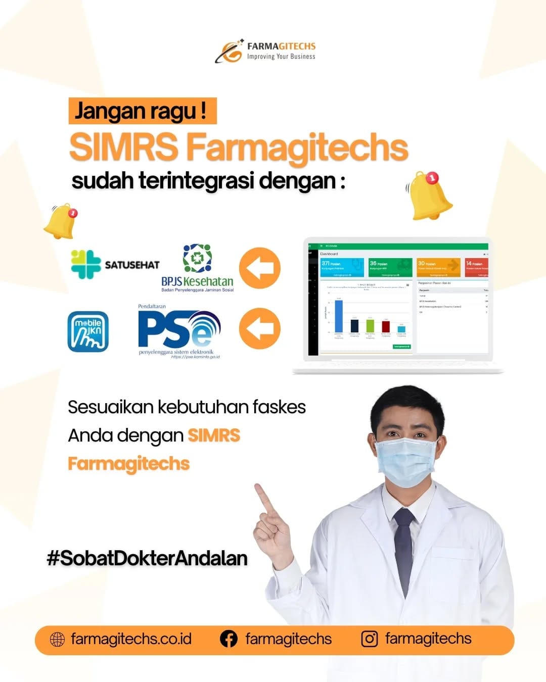 Post 9 by SIMRS dan SIM Klinik Farmagitechs on Instagram (image)
