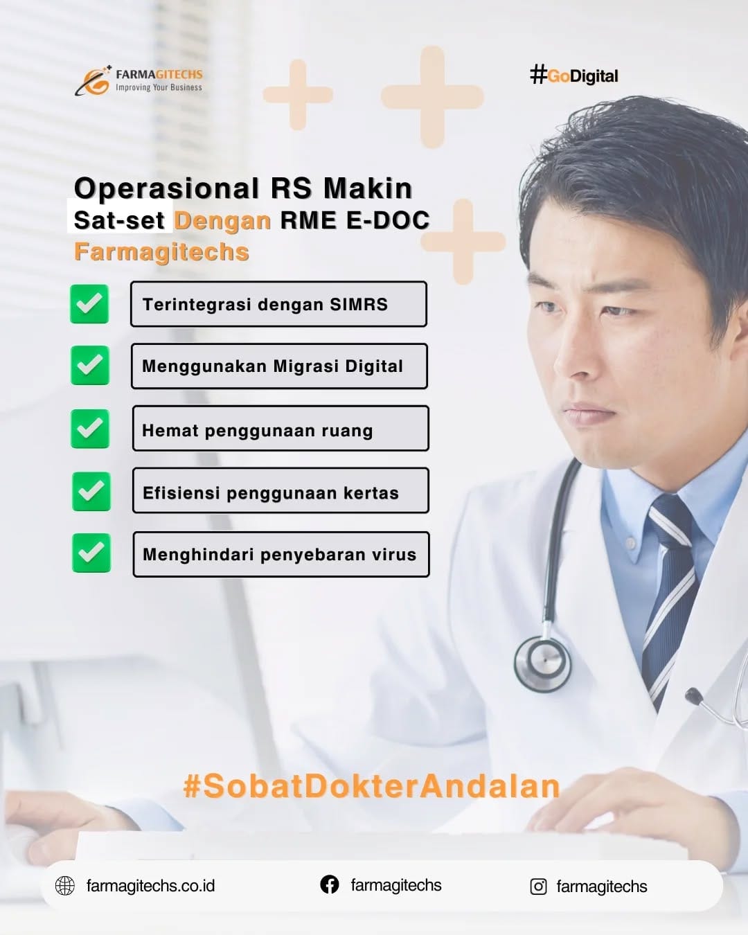 Post 10 by SIMRS dan SIM Klinik Farmagitechs on Instagram (image)