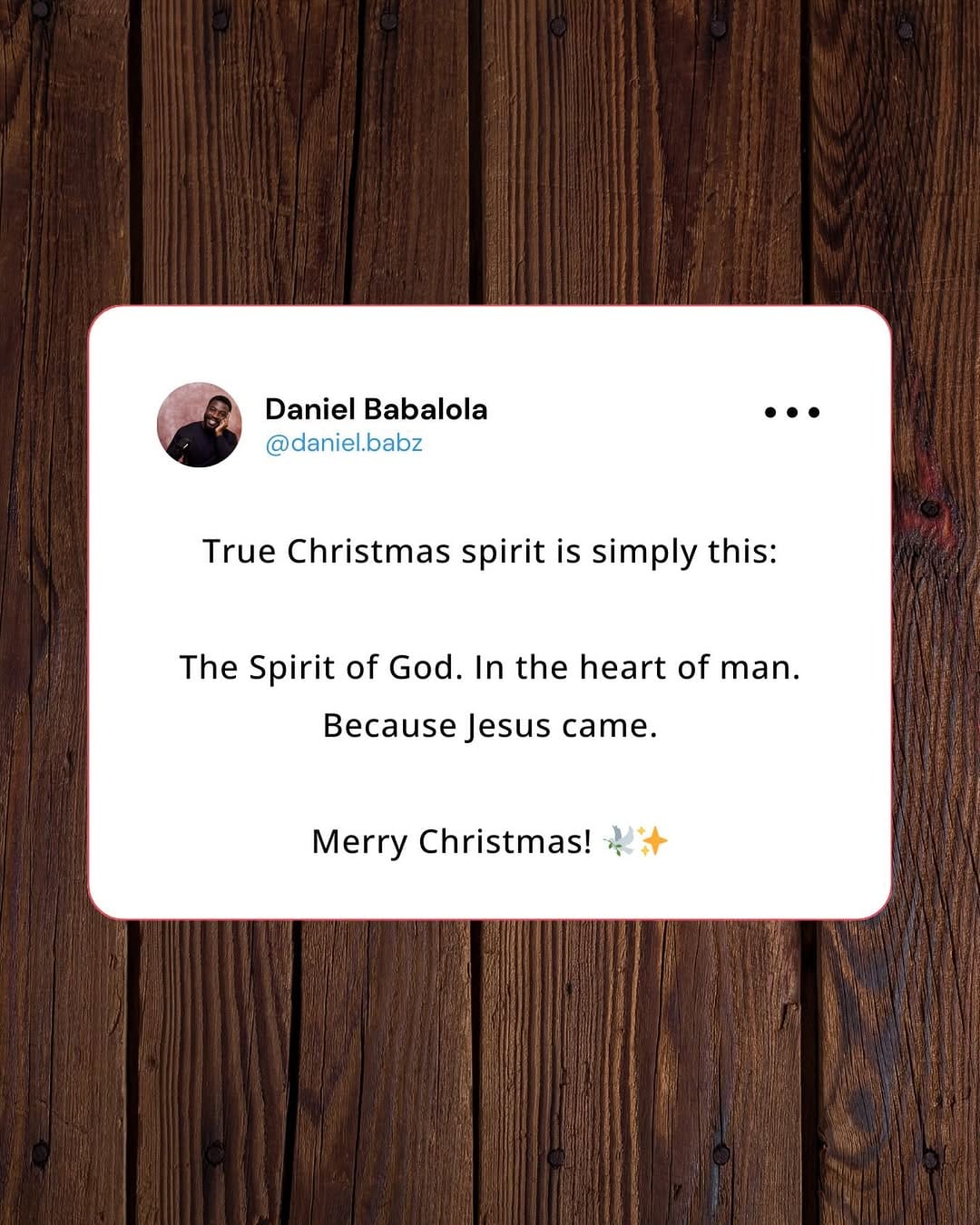Post 10 by Daniel Babalola on Instagram (image)