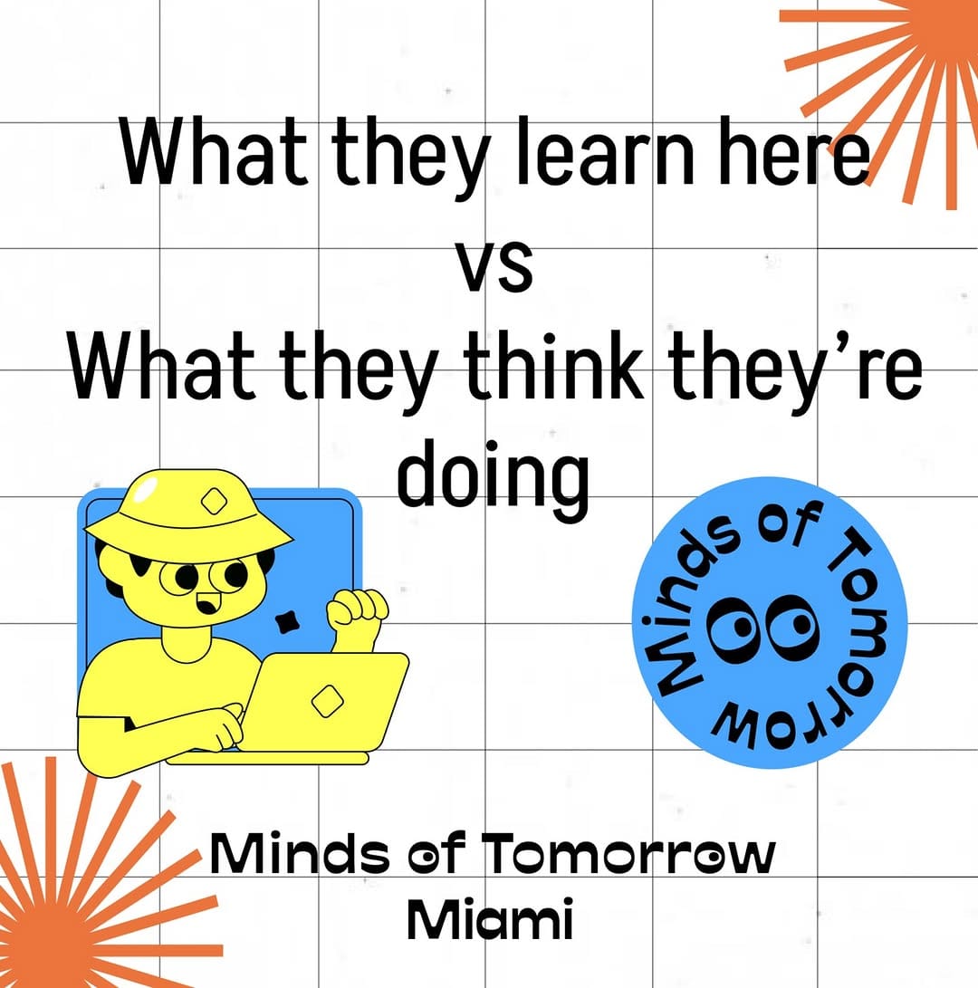 Post 2 by Minds of Tomorrow Miami on Instagram (carousel)