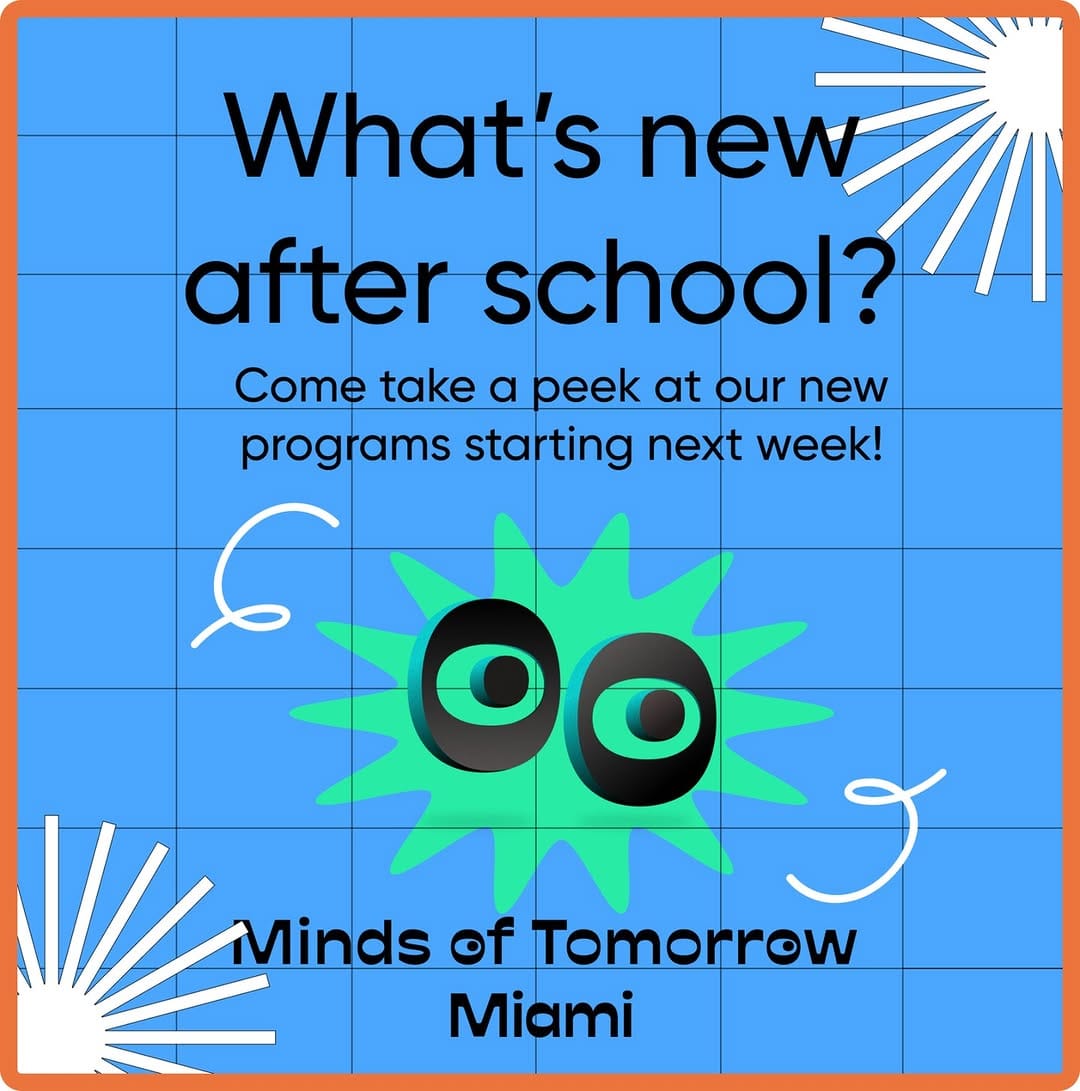 Post 1 by Minds of Tomorrow Miami on Instagram (carousel)