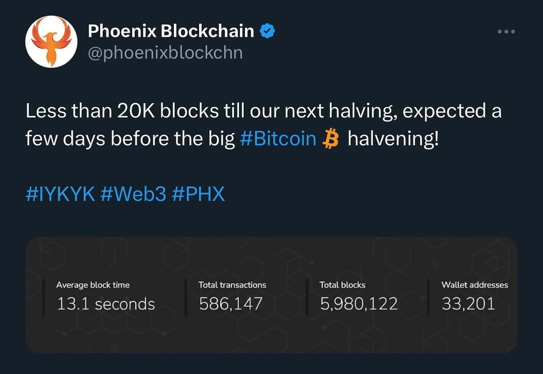 Post 4 by Phoenix Blockchain on Instagram (image)