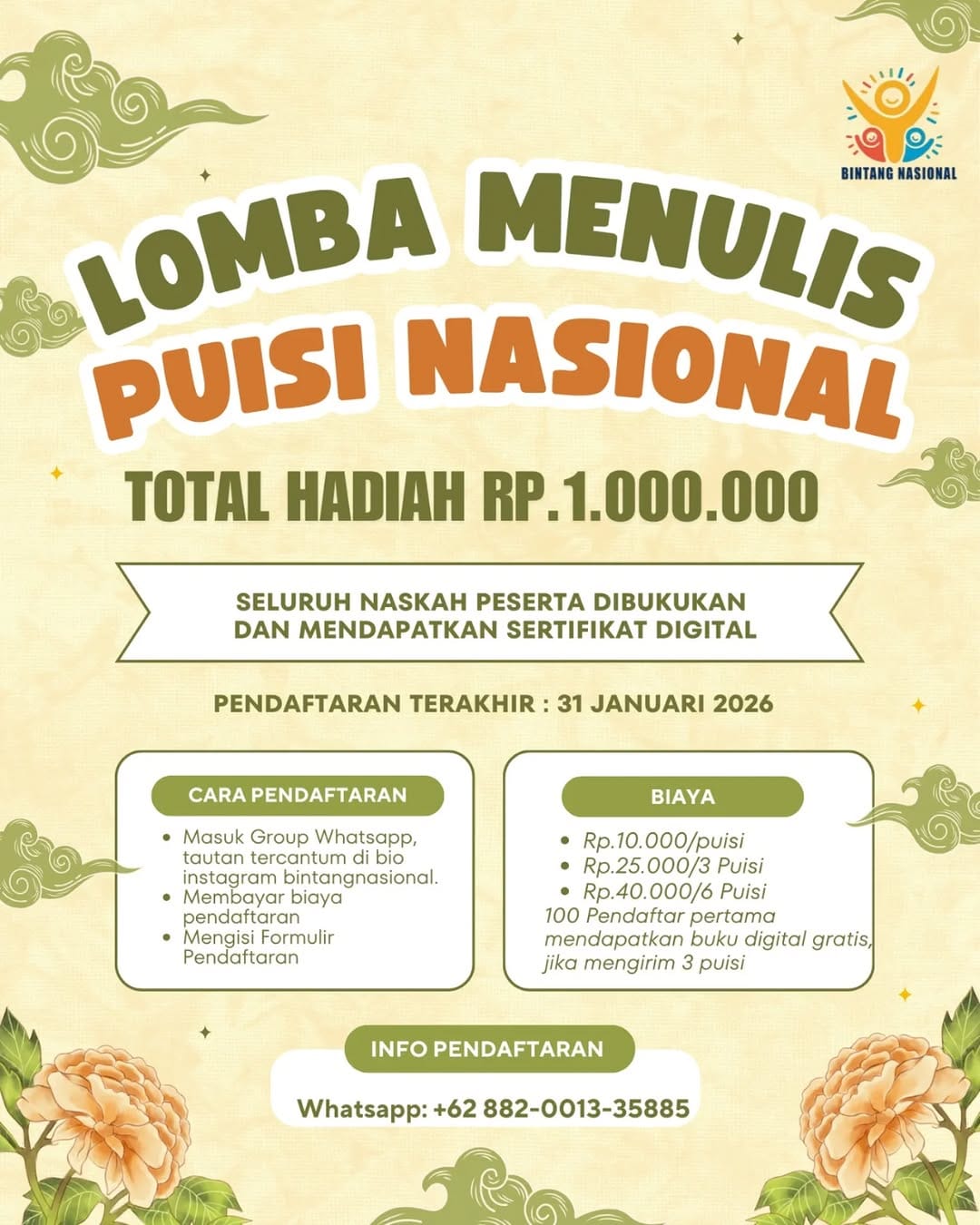 Post 1 by Info Lomba Puisi on Instagram (image)