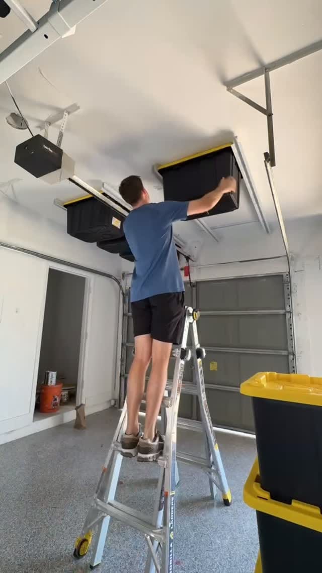 Post 5 by E-Z Garage Storage on Instagram (video)