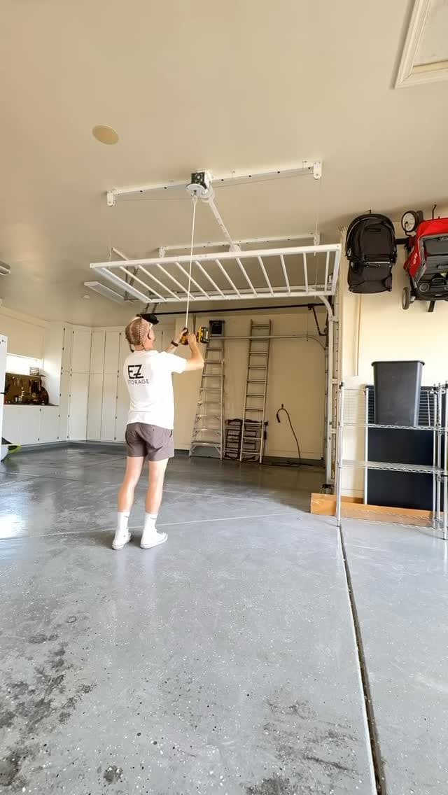 Post 8 by E-Z Garage Storage on Instagram (video)