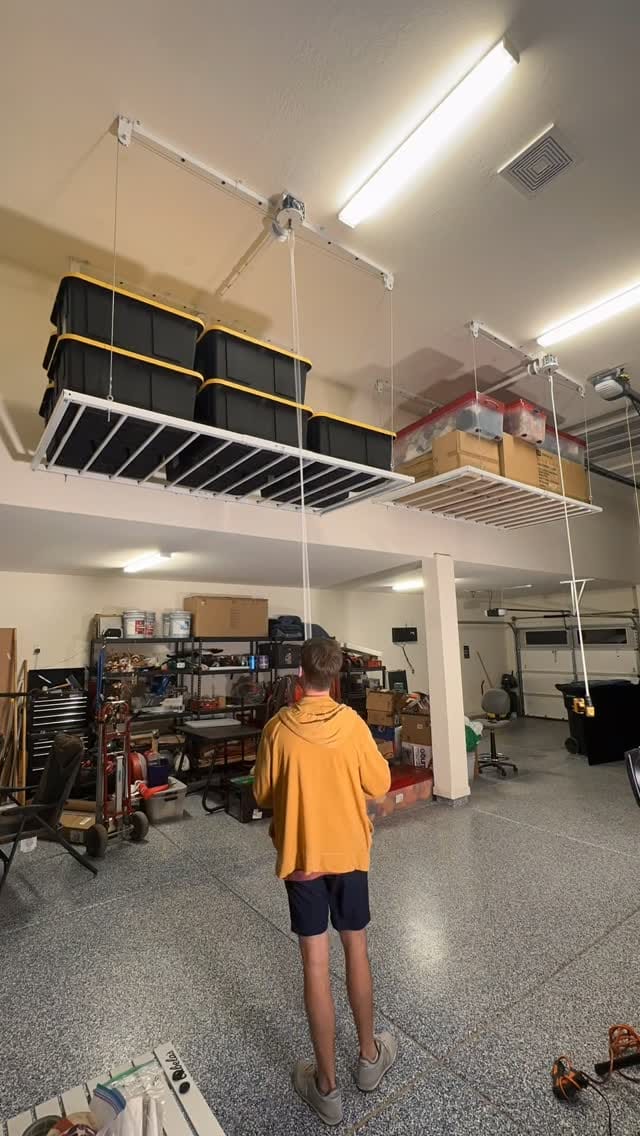 Post 4 by E-Z Garage Storage on Instagram (video)