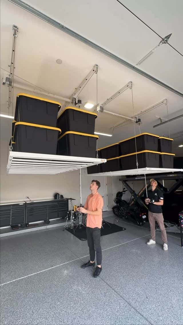 Post 6 by E-Z Garage Storage on Instagram (video)