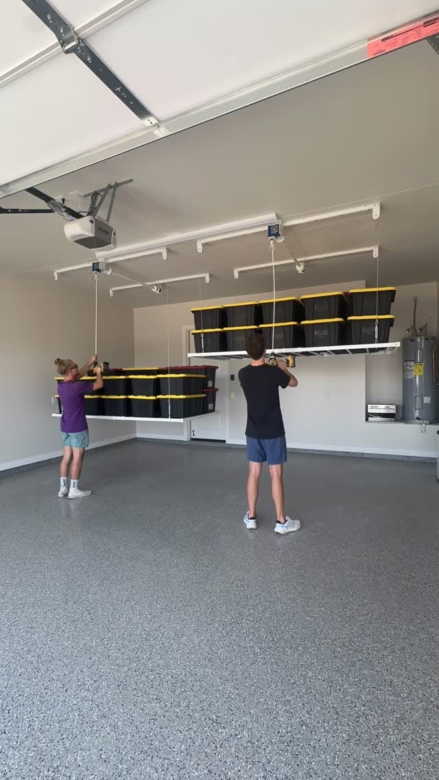 Post 7 by E-Z Garage Storage on Instagram (video)
