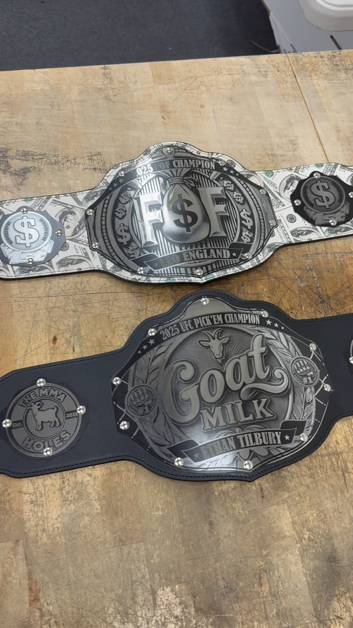 Post 5 by Undisputed Belts on Instagram (video)
