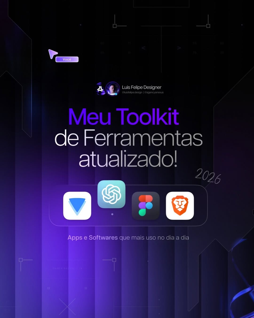 Post 3 by Luis Felipe | Designer on Instagram (carousel)