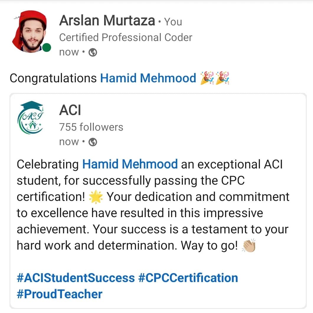 Post 8 by Arslan Murtaza, CPC, Rph on Instagram (image)