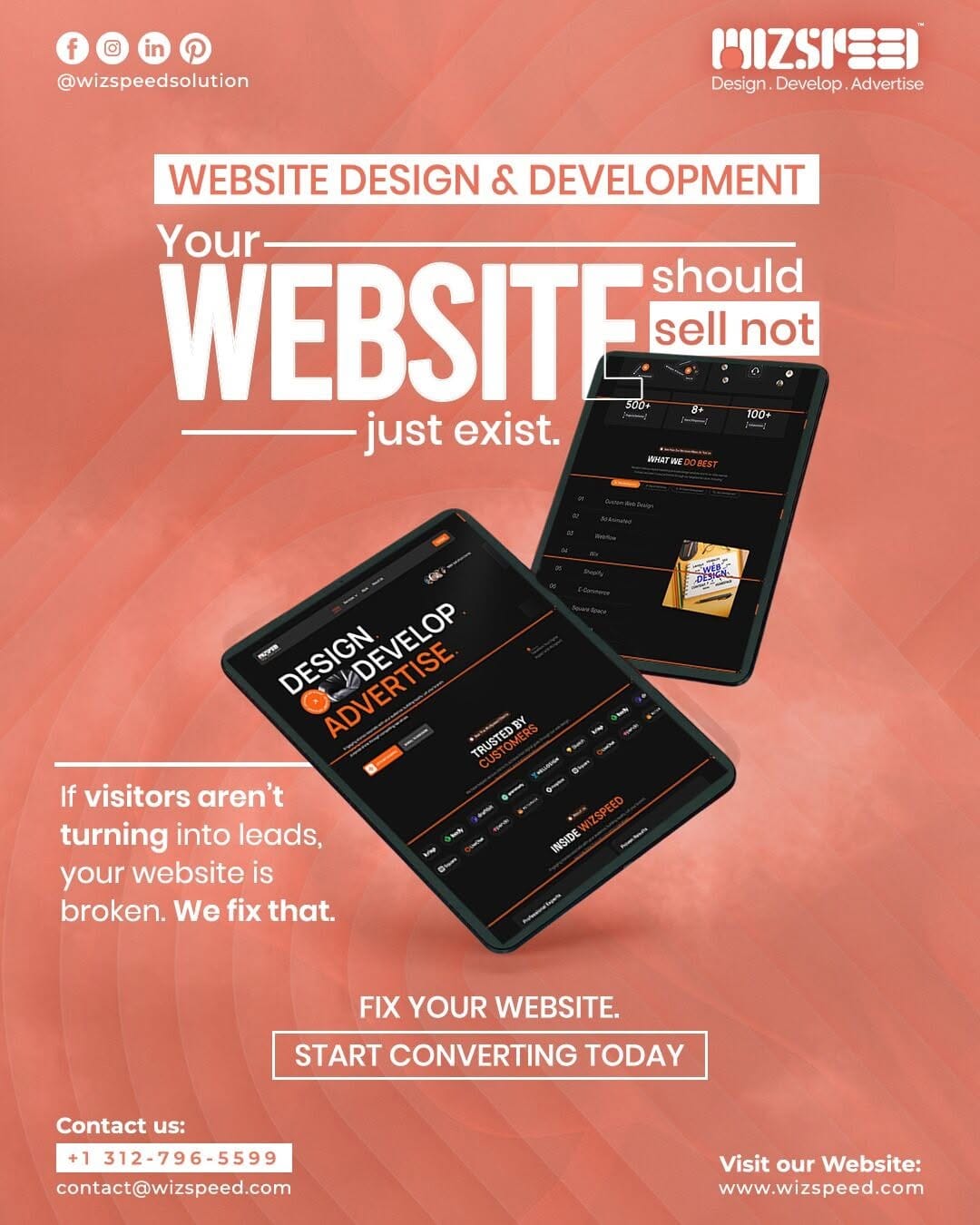 Post 5 by WizSpeed - Design, Develop, Advertise on Instagram (image)