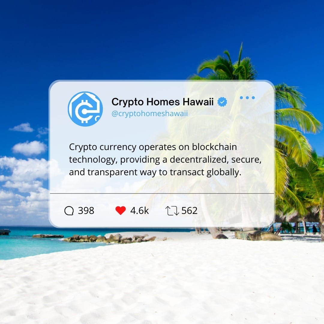 Post 9 by Crypto Homes Hawaii on Instagram (image)