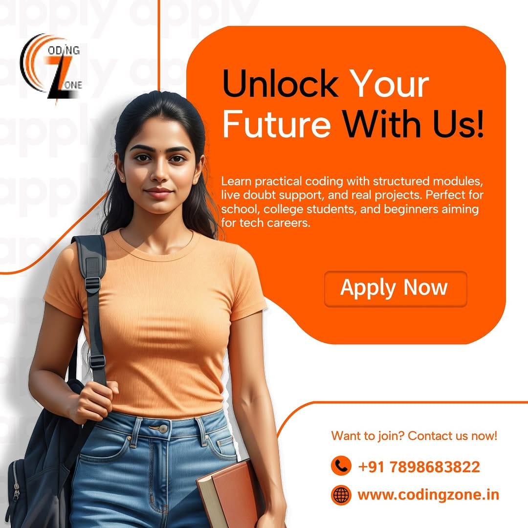 Post 9 by Coding Zone | Best Coding Institute in Indore on Instagram (image)