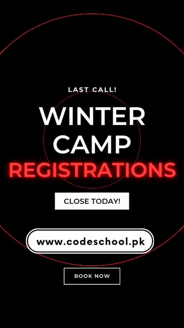 Post 4 by Codeschool.pk on Instagram (video)