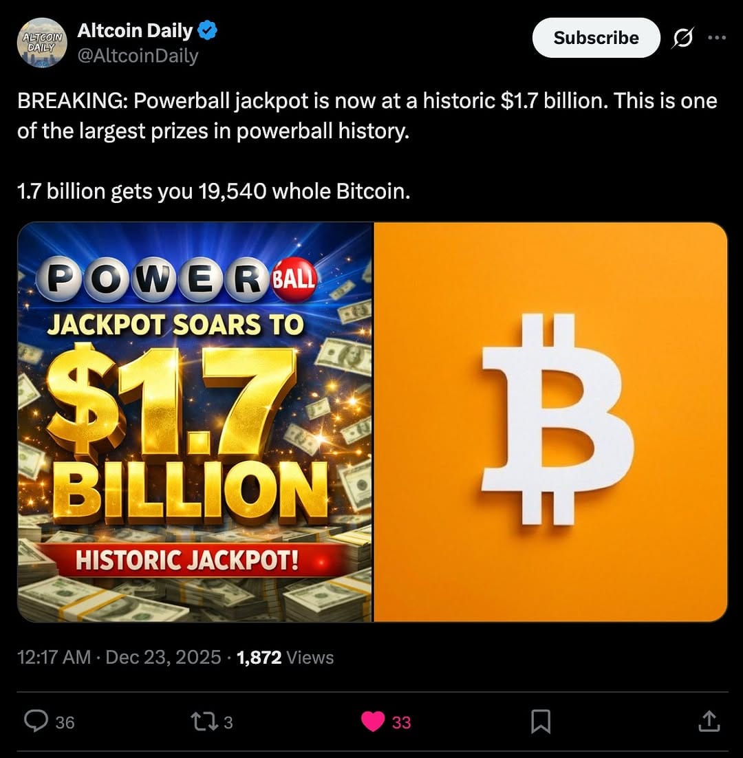 Post 7 by Altcoin Daily on Instagram (image)